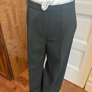 Zara Elegant Double Waisted Black Women's Trousers Sz S